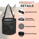 thumbnail image 3 of Bolsa de Alimentación para Caballos, Bolsas de Heno Tipo Bozal con Correa Ajustable, Malla de Nylon, Fondo Impermeable, 3 of 7