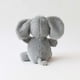 thumbnail image 3 of Peluche de Elefante de Nariz Larga de Algodón Suave, 3 of 3