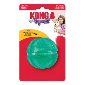 Kong Dental Squeezz Ball Pelota Dental Con Textura Talla M