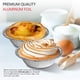 thumbnail image 4 of Moldes pequeños para tartas Stock Your Home de aluminio de 3 pulgadas, 100 unidades, 4 of 7