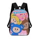 thumbnail image 1 of Mother Goose Club-theme Backpack, Campus style schoolbag Bookbag with Adjustable Shoulder Straps And Large Zip Compartment, Unisex Travel Bags., 1 of 6