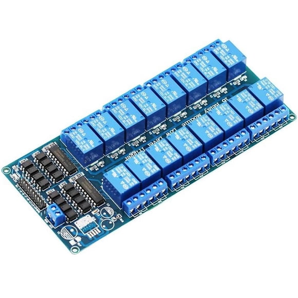 Módulo de relé AMBEST de 16 canales y 5 V con optoacoplador Raspberry Pi