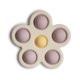 thumbnail image 1 of Flower Press Toy Mushie Soft Lila/Narciso/Marfil para más de 10 meses, 1 of 9