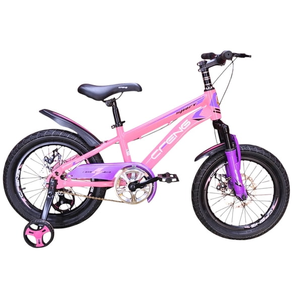 Bicicleta Aro 16 CfBike Cfeng Con Freno Disco Rosado Lila