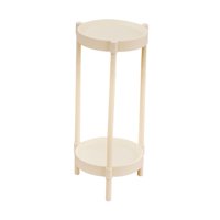 Magideal - Estante Para Plantas Repisa Organizadora Exhibidor Macetero Multifuncional De Material Pp Adecuado Para Sala De Estar Jardín Balcón Entrada Y Dormitor 2 Niveles