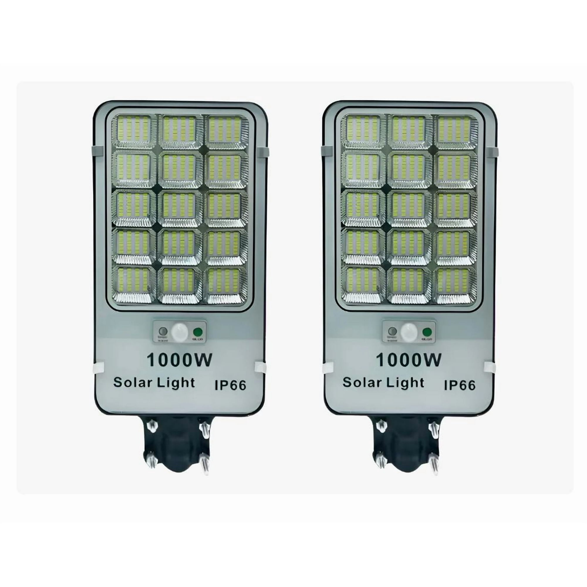 Click Ventas - Pack X2 Focos Solares Alta Potencia 1000w Exterior Luminaria