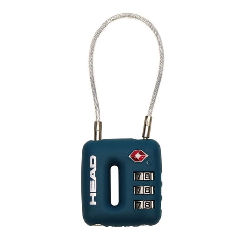 Candado Viaje Cable Tsa Petroleo Head