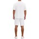 thumbnail image 3 of INSPIRE CHIC Estilo Conjunto de Camiseta de Textura Casual para Hombre con Cuello Redondo y Pantalones Cortos 2 Piezas 4XL Blanco, 3 of 6