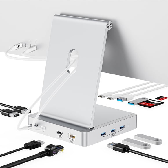 Hub USB-C AGEEN de 14 Puertos 10Gbps para iMac 24" M1/M3/M4