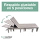 thumbnail image 3 of Reposera Sun Lounger Madera Plástica Arena Sunseeker 1 un, 3 of 14