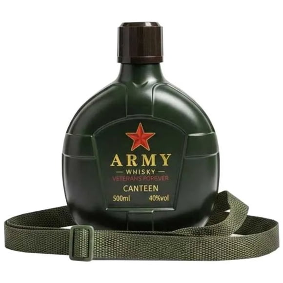 Whisky Army Cantimplora Veteranos de Guerra 500 ml