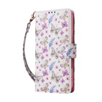 Foxdock Funda Tipo Cartera Floral Para Samsung Galaxy A14 5G ,Funda Con Tapa De Cuero Pu, Protección Antigolpes Con Ranuras Para Tarjetas Y Soporte