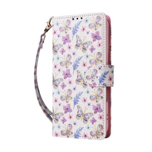 Foxdock Funda Tipo Cartera Floral Para Samsung Galaxy A14 5G ,Funda Con Tapa De Cuero Pu, Protección Antigolpes Con Ranuras Para Tarjetas Y Soporte