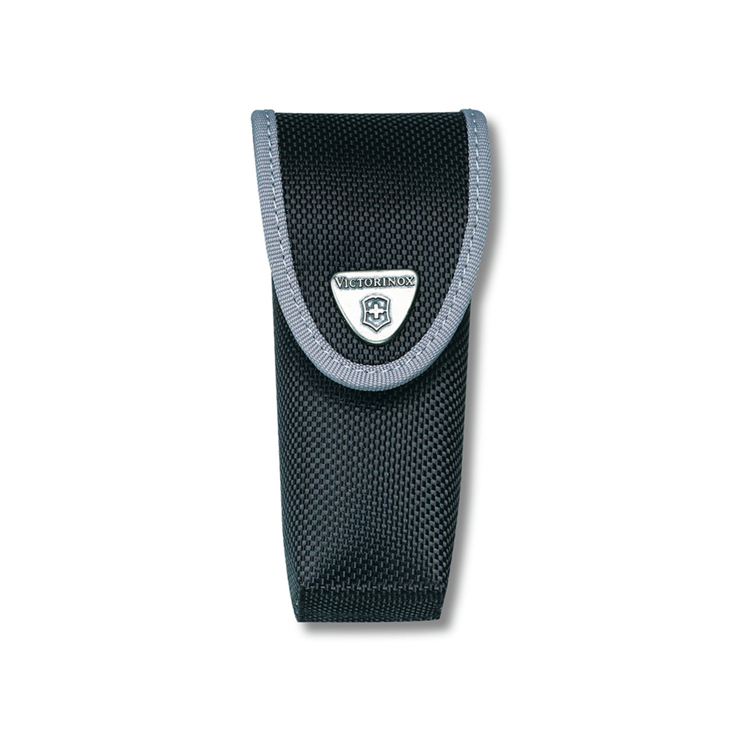Victorinox - Estuche De Nylon Color Negro Para Cinturón, Con Compartimiento Para Linterna. Tamaño 12,5x4,9x3,5 Cm