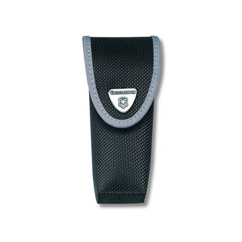 Victorinox - Estuche De Nylon Color Negro Para Cinturón, Con Compartimiento Para Linterna. Tamaño 12,5X4,9X3,5 Cm