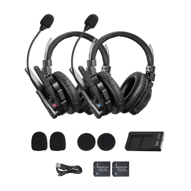Auriculares de intercomunicación inalámbricos SYNCO XTALK XMax2 de 500 m de alcance