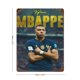 thumbnail image 2 of Kylian Mbappé Cartel de metal, decoración de pared con cartel de metal personalizado, regalos para aficionados, amigos, familia y seres queridos 40*30cm, 2 of 6