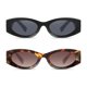 thumbnail image 2 of Gafas de sol YDAOWKN retro ovaladas estilo ojo de gato para mujer, 2 of 6