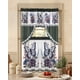 thumbnail image 4 of Pack De Cortina 3 Piezas Para Cocina Con Diseño Color Blanco Con Verde, 4 of 4