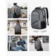 thumbnail image 2 of Mochila Gris 30L Antirrobo / Impermeable / USB, 2 of 3