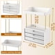 thumbnail image 2 of Organizador de maquillaje StorBin de 5 niveles para baño, transparente, con 3 cajones, 2 of 8