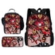 thumbnail image 1 of Cartoon Man M-Marvels Iron 3 pcs set Child School Backpack with Lunch Bags ,Pencil Bags School Bags for Boys Girls Best Gift, 1 of 3