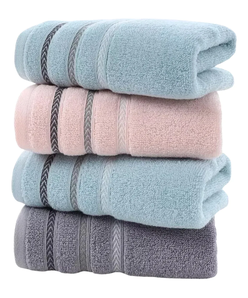 Genérico - Pack 6 Toallas De Mano Algodón Baño Cocina 35X75 Cm