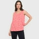 thumbnail image 2 of Blusa Mujer S/M Cuello Redondo Coral Print Corona, 2 of 5