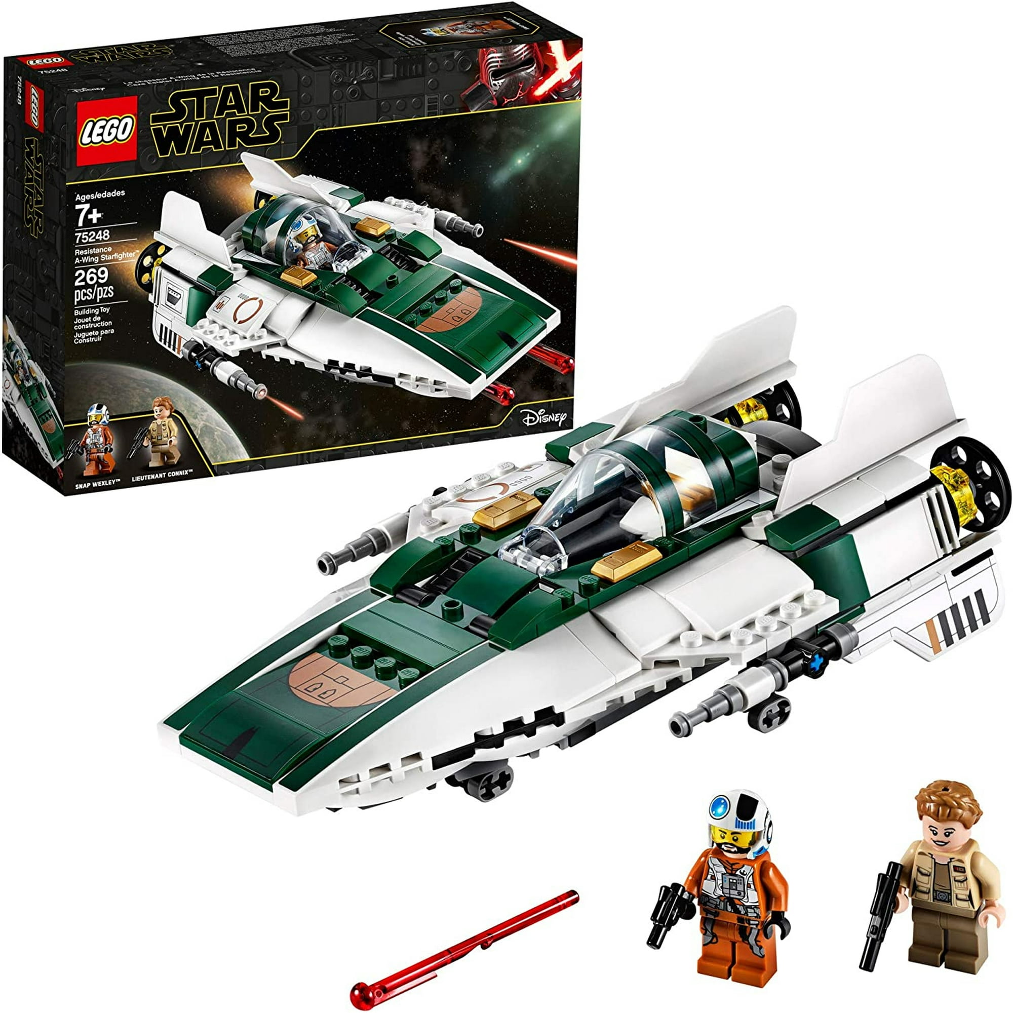 Lego Star Wars: El Auge De La Resistencia Skywalker A Wing Starfighter 75248 Kit De Constr Lego Lego