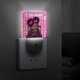 thumbnail image 4 of El Bebé Jefazo: Niña de África Luz nocturna LED con sensor de anochecer a amanecer para dormitorio, baño, pasillo, escaleras - Lámpara LED nocturna de enchufe, 0.5W - 1 pieza, 4 of 6