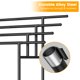 thumbnail image 4 of Porta toallas Homeiju de 4 niveles ajustable negro, 4 of 9