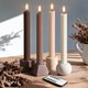 thumbnail image 3 of Juego de 4 velas LED West Ivory 25 cm con control remoto, 3 of 8