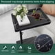 thumbnail image 5 of Mesa auxiliar C Table, altura ajustable, bandeja de TV giratoria de 360°, negra, 5 of 6