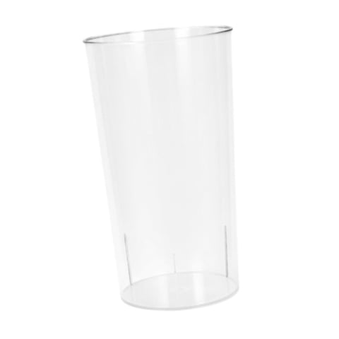 Bothyi - Jarrón De Flores De Impacto De Cilindro Acrílico Para Plantas De Oficina Ramo L