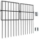 thumbnail image 1 of Panel de cerca Getlay negro 30 cm – Pack de 10 – 3 m (L), 1 of 7