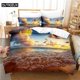 thumbnail image 1 of Seaside Beach Bedding Set Duvet Cover Set Bedding Digital Printing Bed Linen Bedding Set Fashion Design, 1 of 5