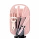 thumbnail image 1 of Set De Cuchillos Con Soporte Y Tabla Para Cortar Rosado, 1 of 2