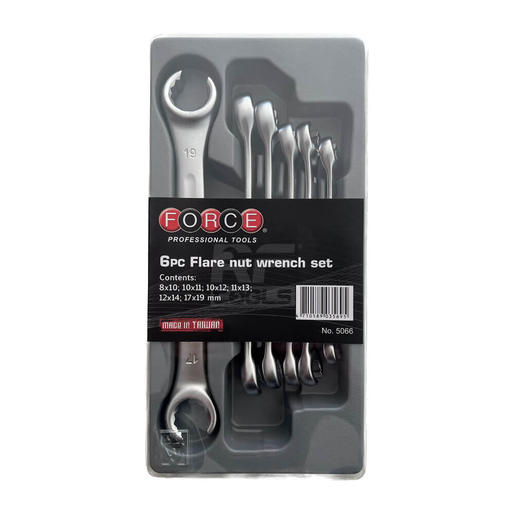 Juego De Llaves Nipleras Force - 8 A 17 Mm - 6 Piezas