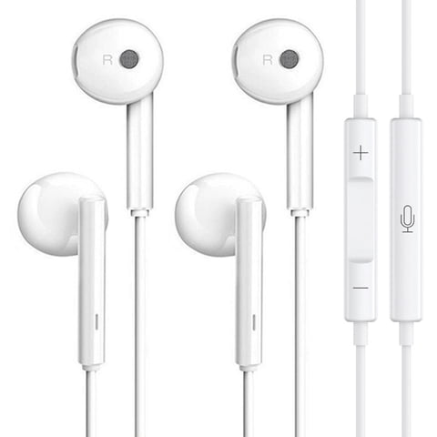 Genérico - Audífonos Mini Tipo C Diseño Clasico 2 Unid Gen