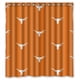 thumbnail image 1 of Cortina de ducha Texas Longhorns, juego de cortina de baño con ganchos, tamaño 66 x 72 pulgadas, 1 of 3