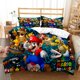 thumbnail image 1 of x2097 Bed SheetsJapanese Games Super Mario Pattern Quilt Cover Pillowcase Two or Three Piece Multi Size Duvet Cover Bedding Sets Christmas Gift 3-Piece Bedding Set (1 Duvet Cover + 2 Pillow Shams) nj2, 1 of 5