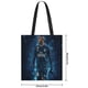 thumbnail image 2 of Vinícius Júnior Bolso de tela con estampado de lienzo para mujer, bolsa de compras reutilizable y estética, con cremallera interior, regalo para mujer, 35 × 40 cm., 2 of 6