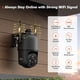 thumbnail image 2 of Cámara Seguridad Dzees 2K PTZ WiFi 360° Exterior IP66, 2 of 3