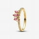 thumbnail image 1 of Anillo Pandora Disney Princesa Rapunzel Tiara Baño de Oro 14k 7.5, 1 of 5