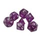 thumbnail image 4 of Juego De Dados Poliédricos De Acrílico Sólido De 7 Piezas Para Suministros De Fiesta Juegos De Mesa Violeta, 4 of 5