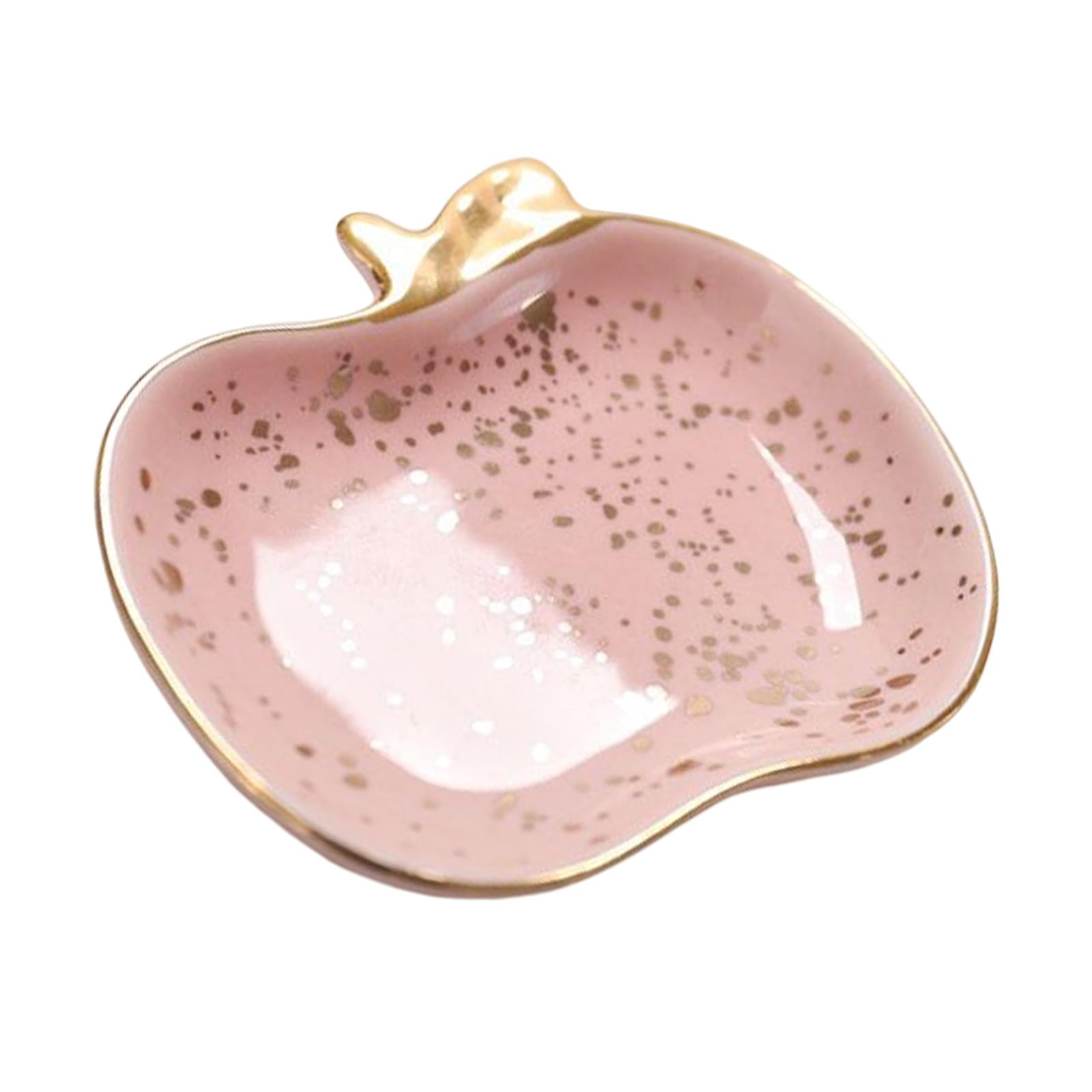 Bothyi - Bandeja De Exhibición De Plato De Joyería De Cerámica Multifuncional Bandeja De Anillo Para Reloj Anillos Fruta
