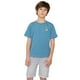 thumbnail image 1 of Polera Niño Kids Mc Bolsillo Print Turquesa Corona, 1 of 5