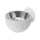 thumbnail image 3 of Cuenco de agua para perros, alimentador de viaje, cuenco de agua colgante para pared, gatos, gran capacidad, plato con soporte elevado, alimentador , blanco, 3 of 5