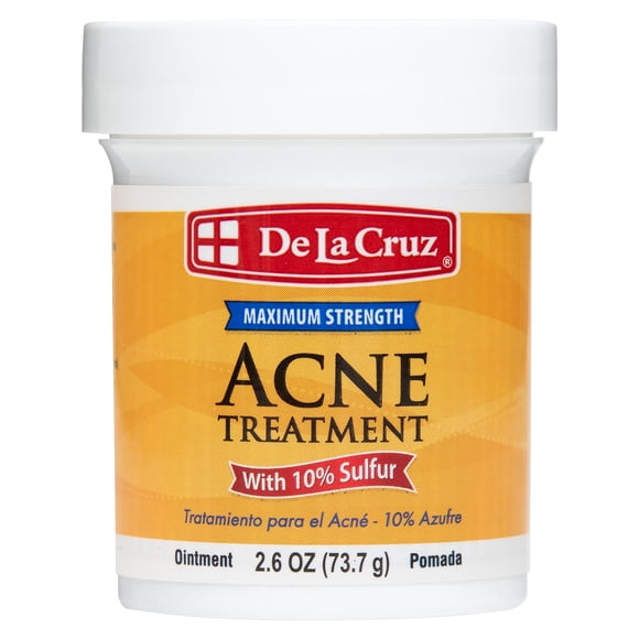 Ungüento De La Cruz para el tratamiento del acné quístico con 10% de azufre, 75 ml