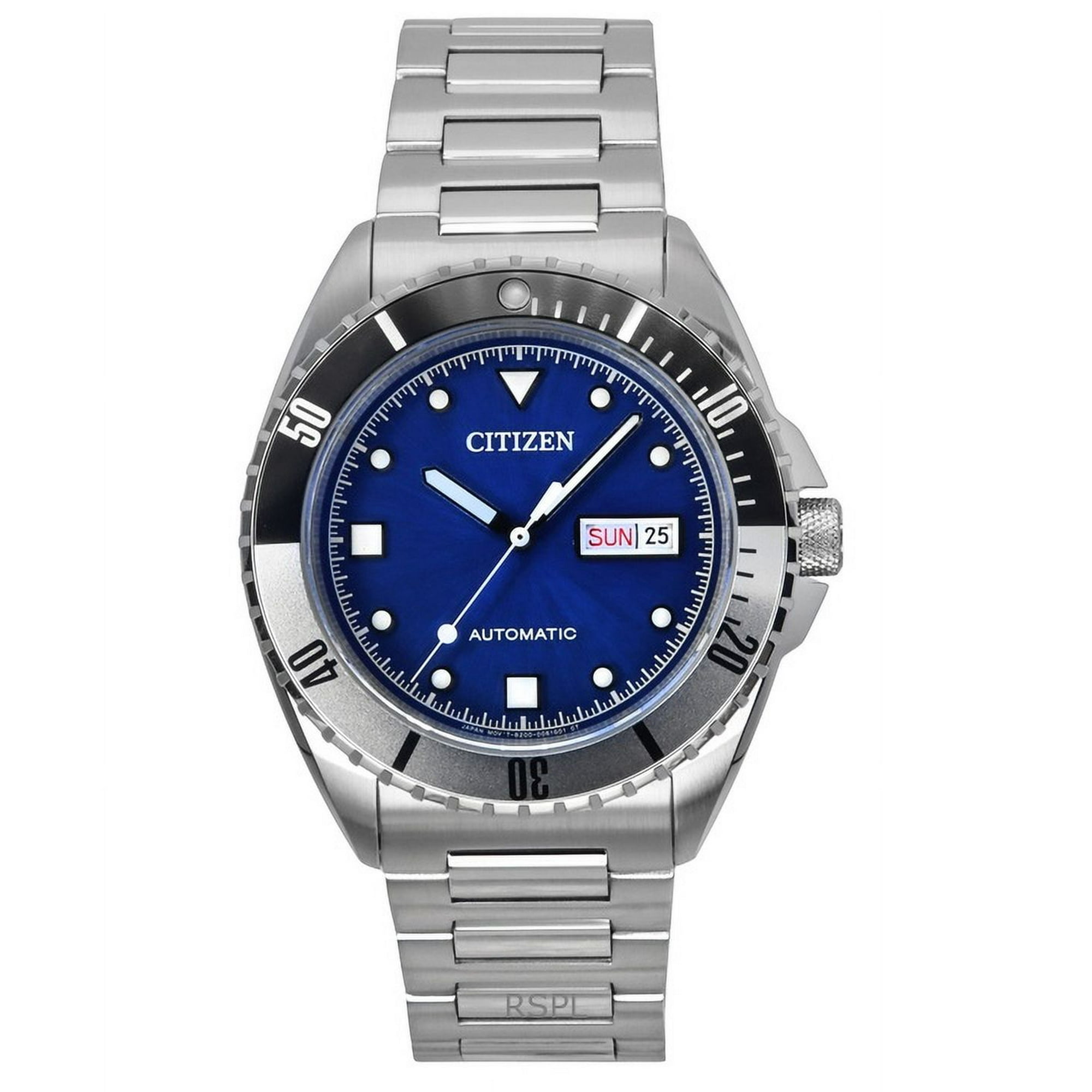 Reloj Citizen Sport Stainless Steel Blue Dial Automatic Nh7530-52m 100m Men's Watch